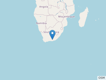 Locations where Nqwebasaurus fossils were found.