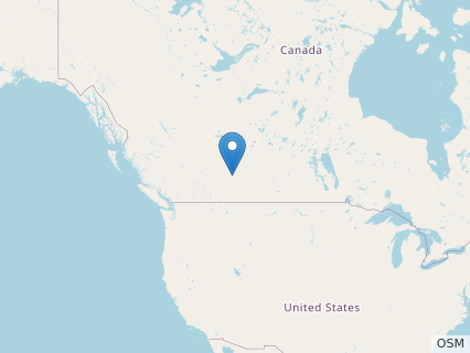 Locations where Epichirostenotes fossils were found.