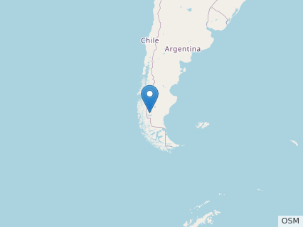 Locations where Austrocheirus fossils were found.